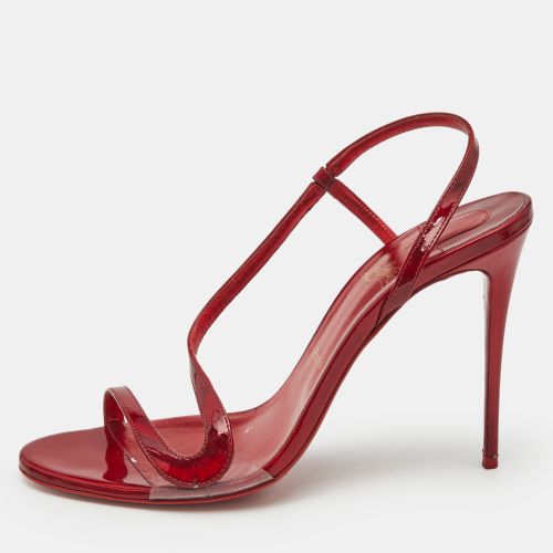Christian Louboutin Red Patent Leather Rosalie Sandals Size 40 - Christian Louboutin - Modalova
