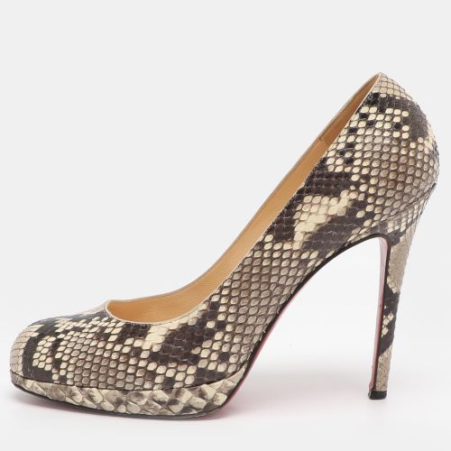 Simple Size 38.5 /Beige Python Pumps - Christian Louboutin - Modalova