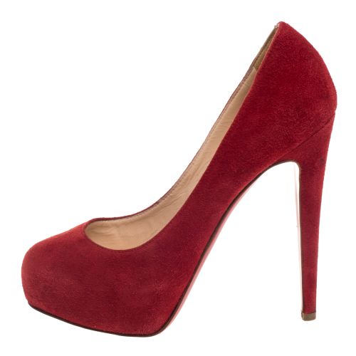 Suede Bianca Platform Pumps Size 35 - Christian Louboutin - Modalova
