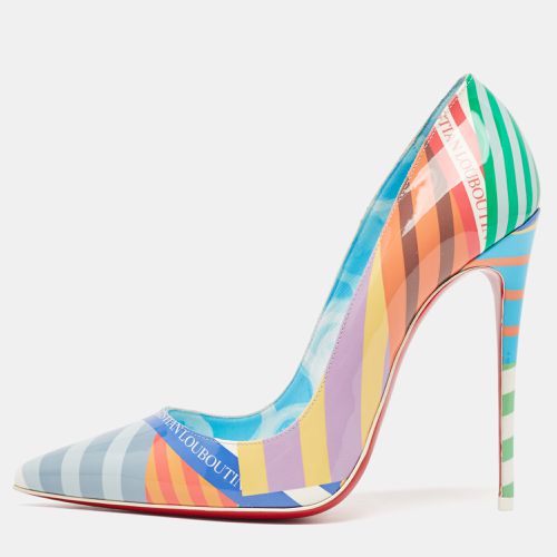 Christian Louboutin Multicolor Striped Patent Leather So Kate Pumps Size 40 - Christian Louboutin - Modalova