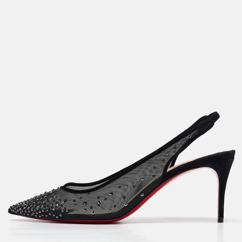 Mesh and Suede Follies Pumps Size 40 - Christian Louboutin - Modalova