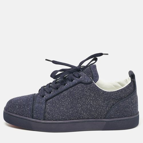 Glitter Suede Louis Junior Low Top Sneakers Size 40 - Christian Louboutin - Modalova