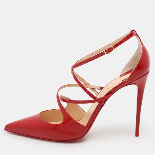 Christian Louboutin Red Patent Leather Crossfliketa Pumps Size 42 - Christian Louboutin - Modalova