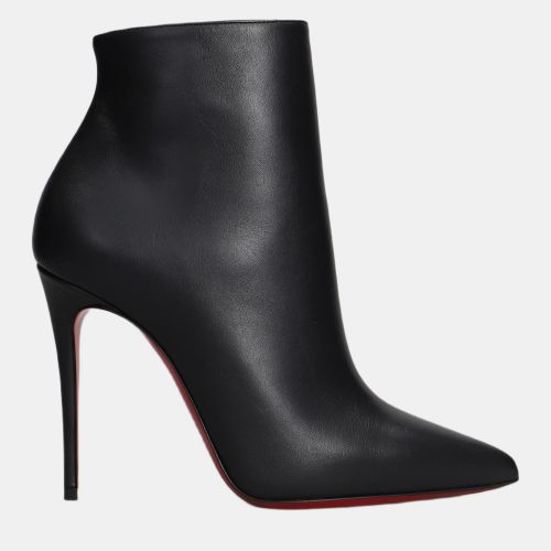 Christian Louboutin black Black Leather So Kate Booty High Heels Ankle Boots IT 36 - Christian Louboutin - Modalova