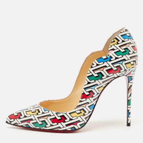Printed Patent Leather Hot Chick Pumps Size 37.5 - Christian Louboutin - Modalova