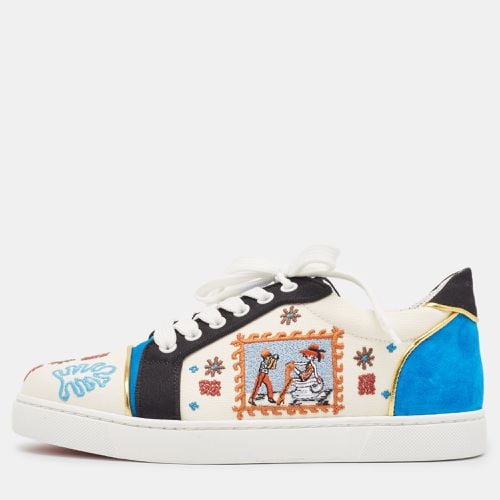 Christian Louboutin Multicolor Suede and Canvas Vieira 2 Sneakers Size 38 - Christian Louboutin - Modalova