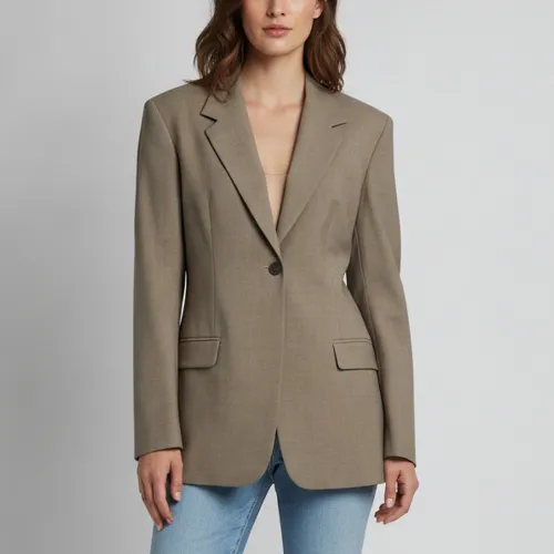 Khaki Wool Redux Contoured Blazer L - Christopher Esber - Modalova