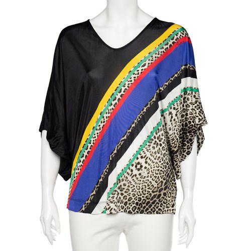 Class by Roberto Cavalli Multicolor Printed Jersey Oversized Top M - Class by Roberto Cavalli - Modalova