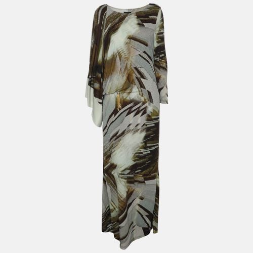 Class by Roberto Cavalli Green Viscose Maxi Dress L - Class by Roberto Cavalli - Modalova