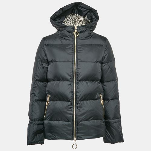 Class by Roberto Cavalli Black Synthetic Chain Detail Down Puffer Jacket S - Class by Roberto Cavalli - Modalova