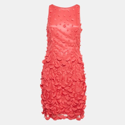 Class by Roberto Cavalli Pink Embellished Sleeveless Short Dress M - Class by Roberto Cavalli - Modalova