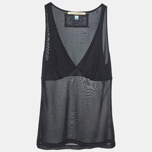 Class by Roberto Cavalli Black Jersey V-Neck Camisole S - Class by Roberto Cavalli - Modalova