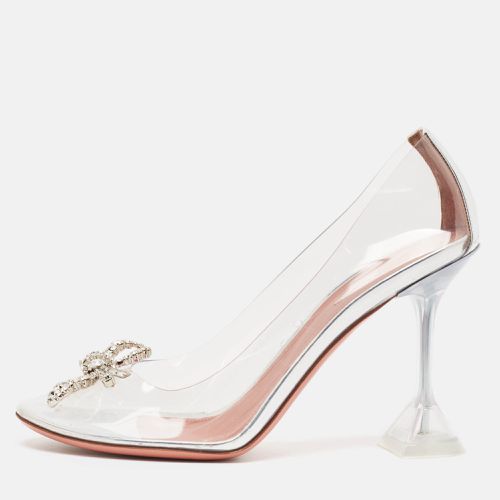 Amina Muaddi Transparent PVC Betty Glass Pumps Size 40.5 - Amina Muaddi - Modalova