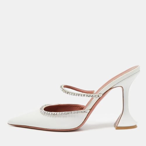 Leather Gilda Mules Size 39 - Amina Muaddi - Modalova