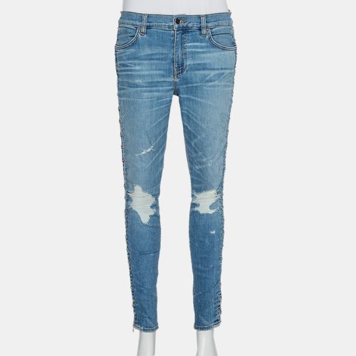 Amiri Blue Denim Side Chain Detail Skinny Jeans M - Amiri - Modalova