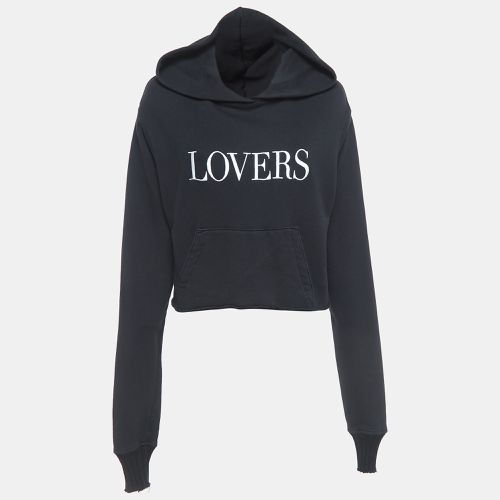 Lovers Print Cotton Hooded Sweatshirt S - Amiri - Modalova