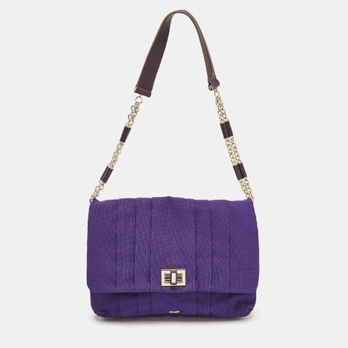 Anya Hindmarch Purple Canvas and Leather Gracie Shoulder Bag - Anya Hindmarch - Modalova