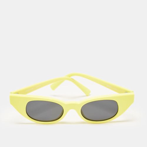 Adam Selman x Le Specs Yellow/Black The Breaker Oval Sunglasses - Adam Selman x Le Specs - Modalova