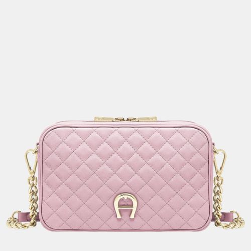 Aigner Light Mauve shiny light gold Metal Garda Light Mauve Crossbody Bag S - Aigner - Modalova