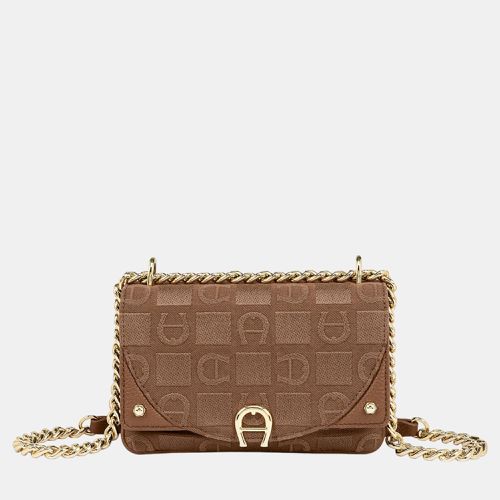 Aigner Demi Brown shiny light gold Metal Griffata Mini Bag Demi Brown - Aigner - Modalova