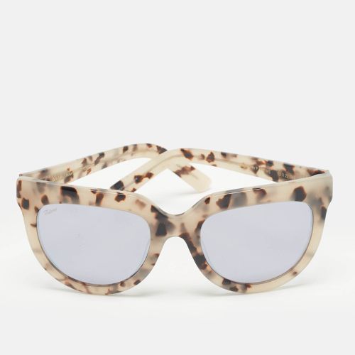 Fakeme Tortoise Beige Mirrored Frame Cat Eye Sunglasses - Aigner - Modalova