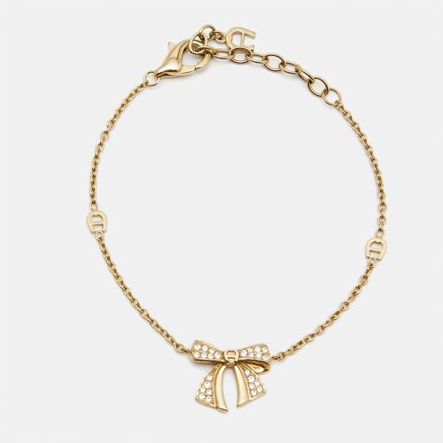 Aigner Bow Crystals Gold Tone Bracelet - Aigner - Modalova