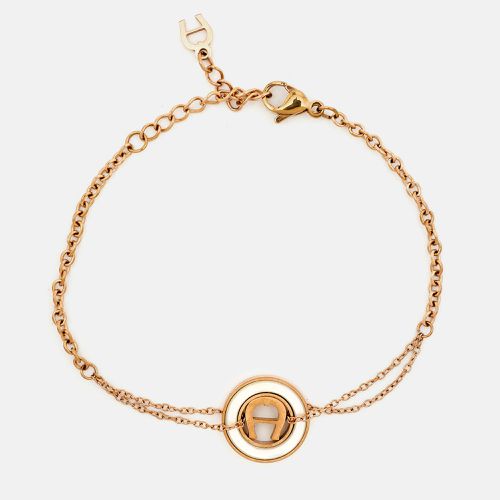 Aigner Bella Mother of Pearl Gold Tone Bracelet - Aigner - Modalova