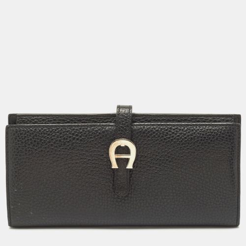 Leather Cybill Banknote Continental Wallet - Aigner - Modalova