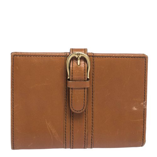 Aigner Tan Leather Compact Wallet - Aigner - Modalova