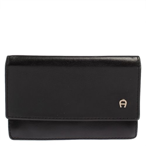 Aigner Black Leather Card Holder - Aigner - Modalova