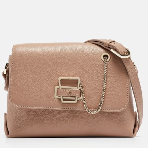 Aigner Beige Leather Isabela Shoulder Bag - Aigner - Modalova