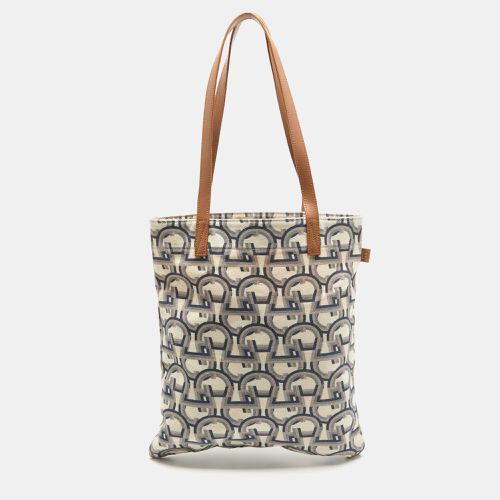 Aigner Beige/Blue Signature Canvas Tote - Aigner - Modalova