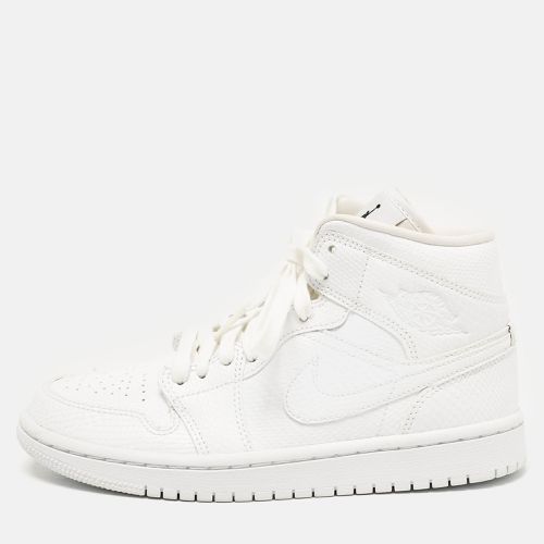 Air Jordans White Leather Air Jordan 1 High Top Sneakers Size 36.5 - Air Jordans - Modalova