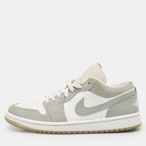 Air Jordans Grey/White Leather Air Jordan 1 SE Lace Up Sneakers Size 40.5 - Air Jordans - Modalova