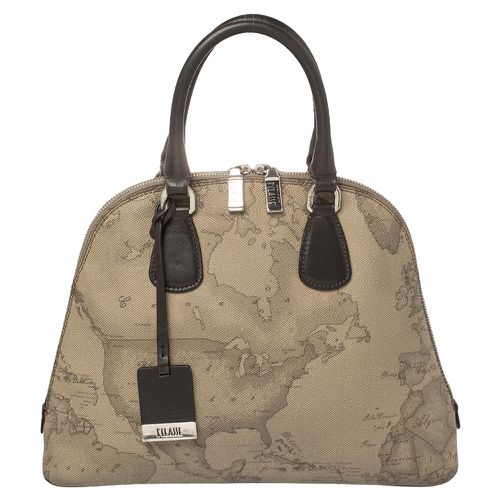 Geo Print Coated Canvas Dome Satchel - Alviero Martini 1A Classe - Modalova