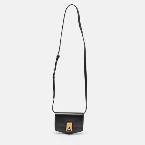 Alaia Black Leather Mini Le Papa Crossbody Bag - Alaia - Modalova