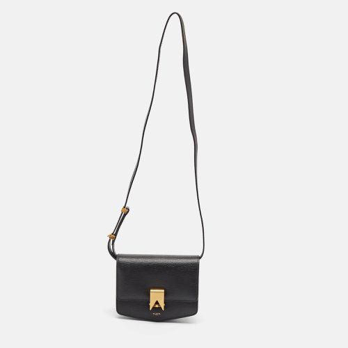 Alaia Black Leather Small Le Papa Crossbody Bag - Alaia - Modalova