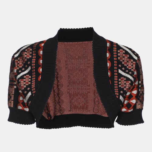 Alaia Multicolor Stretch Knit Cropped Shrug M - Alaia - Modalova