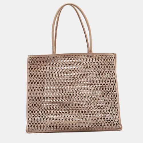 Lasercut Leather Open Tote - Alaia - Modalova