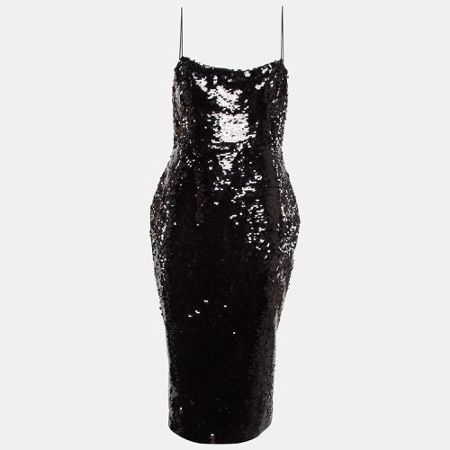 Alex Perry Black Sequin Sleeveless Dress M - Alex Perry - Modalova