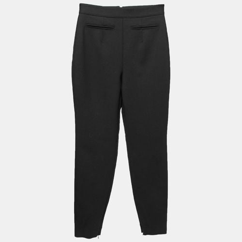 Alexander McQueen Black Wool Zip Trouser S - Alexander McQueen - Modalova