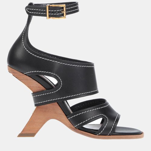 Alexander McQueen Leather Ankle Strap Sandals 38 - Alexander McQueen - Modalova