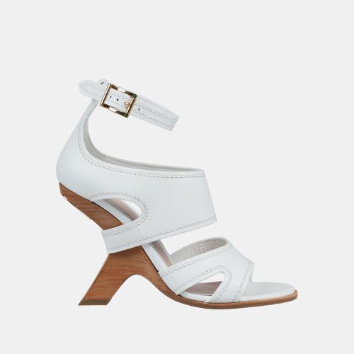 Alexander Mcqueen Leather Wedge Sandals Size 38.5 - Alexander McQueen - Modalova