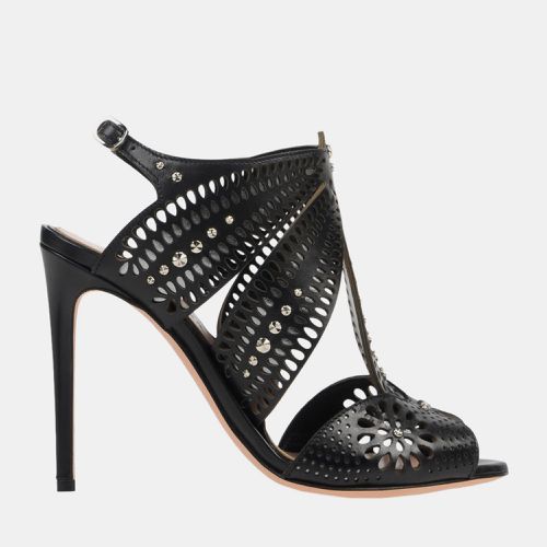 Alexander Mcqueen Leather Slingback Sandals 40 - Alexander McQueen - Modalova