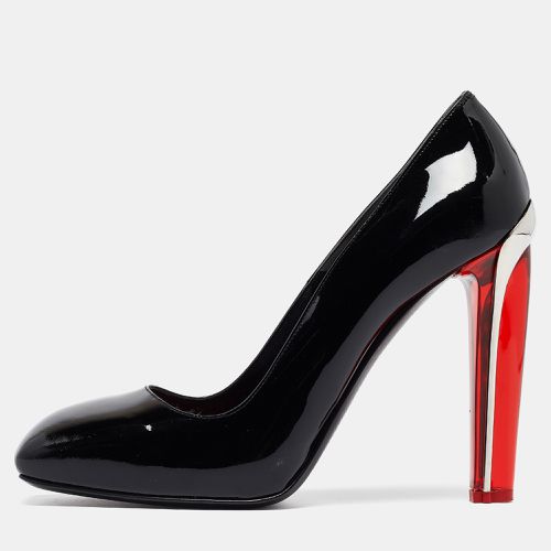 Alexander McQueen Black Patent Leather Square Toe Pumps Size 40 - Alexander McQueen - Modalova