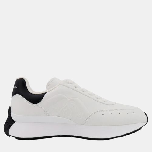 Alexander McQueen White Leather Sneakers EU 41 - Alexander McQueen - Modalova