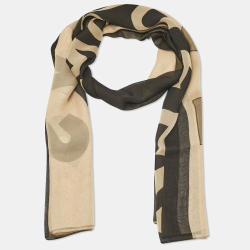 Alexander McQueen Multicolor God Save Print Silk Scarf - Alexander McQueen - Modalova