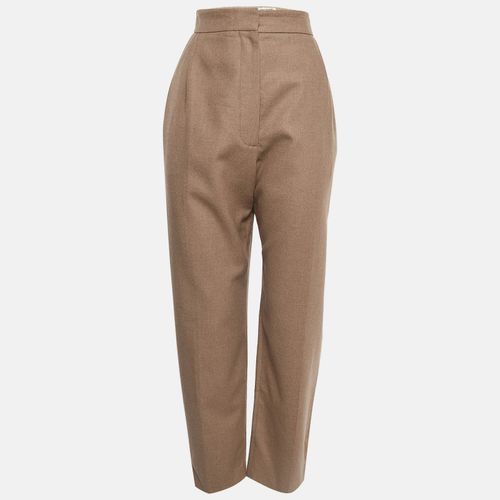 Alexander McQueen Beige Camel Hair Tapered Trousers L - Alexander McQueen - Modalova