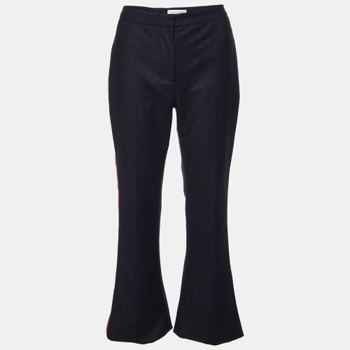 Alexander McQueen Black Wool Side Striped Flared Trouser M - Alexander McQueen - Modalova