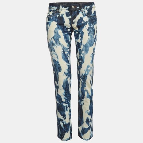 Alexander McQueen Blue Bleached Effect Denim Jeans S Waist 26" - Alexander McQueen - Modalova